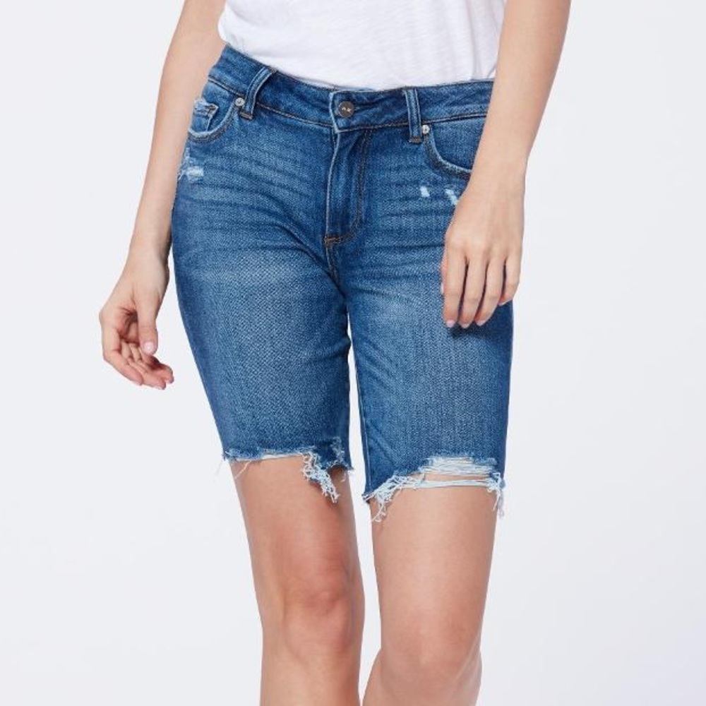 Paige Jax Cut Off Shorts In Alvarado